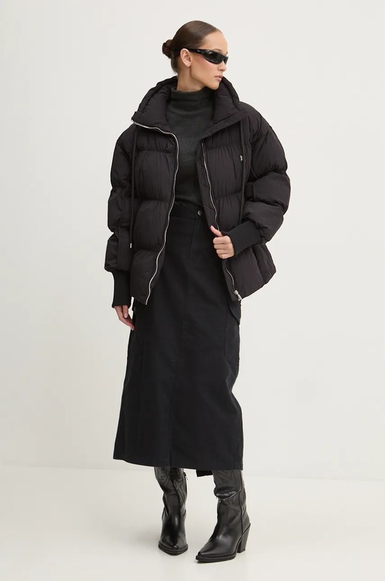 Μπουφάν HUGO 50521363 μαύρο AW24