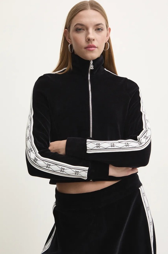 Велюрова кофта HUGO чорний 50522805