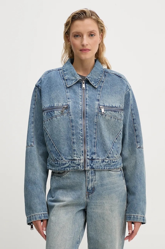 Gestuz geacă din denim 10909478 albastru AW24