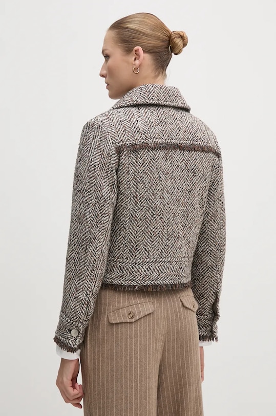 Одежда Куртка с примесью шерсти Sisley 2NLELN050 серый