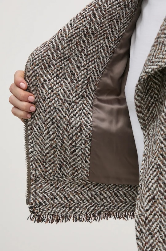 Куртка с примесью шерсти Sisley 2NLELN050