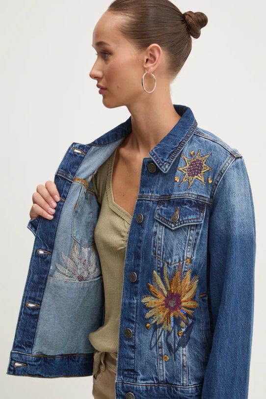 Desigual geacă din denim pentru copii ATENAS 24WWED18