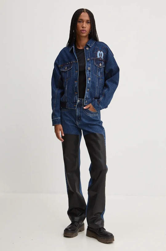 Μπουφάν Desigual PRAGA 24WWED02 σκούρο μπλε AW24