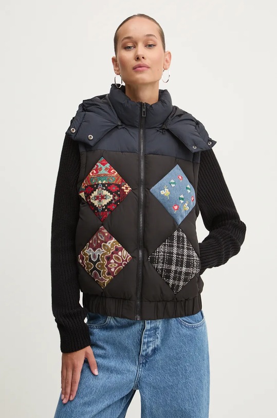 Desigual kurtka HELSINGBORG pozostałe czarny 24WWEWBN