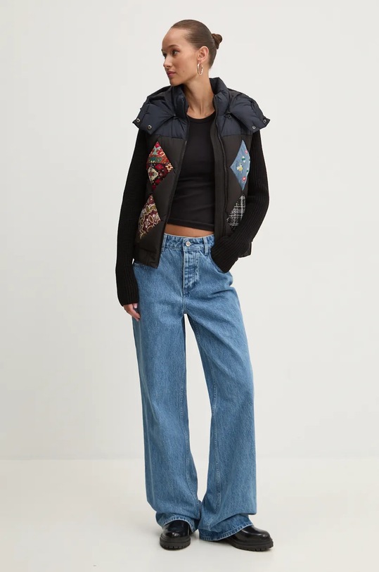 Desigual kurtka HELSINGBORG 24WWEWBN czarny AW24