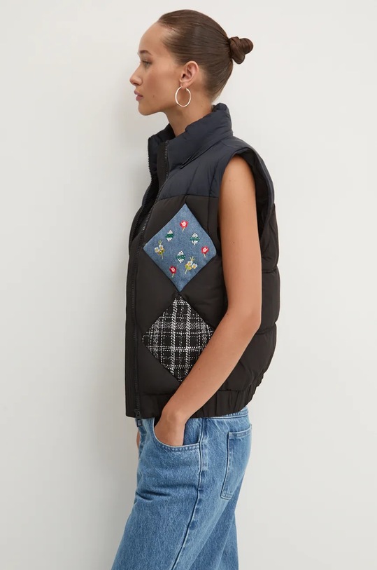 Μπουφάν Desigual HELSINGBORG μαύρο 24WWEWBN