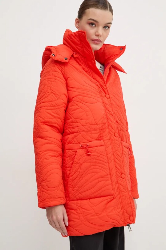 Μπουφάν Desigual AARHUS πορτοκαλί 24WWEWAC
