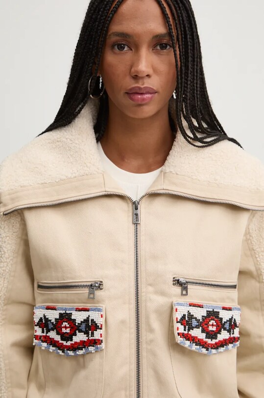 Desigual kurtka ROMA 24WWED06 beżowy