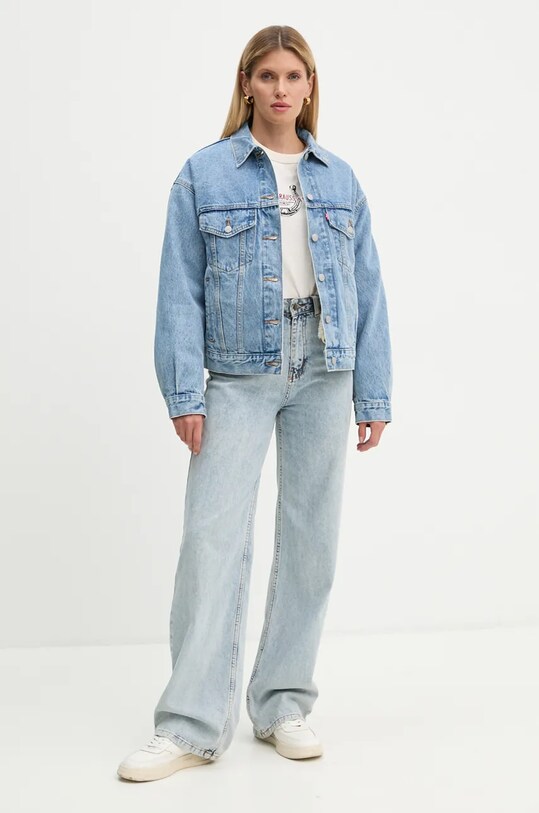 Levi's kurtka jeansowa A8747 niebieski AW24
