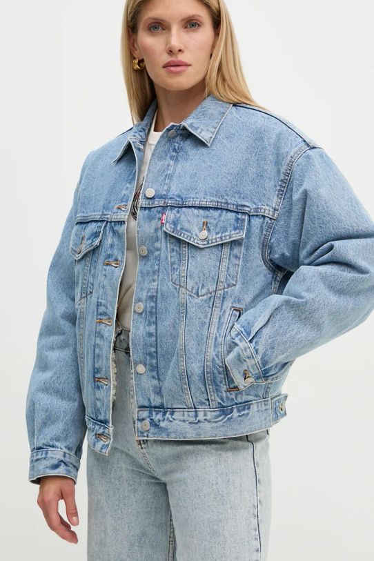 Levi's kurtka jeansowa niebieski A8747