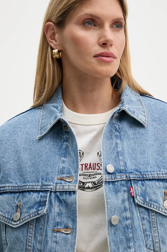 Levi's kurtka jeansowa A8747 niebieski