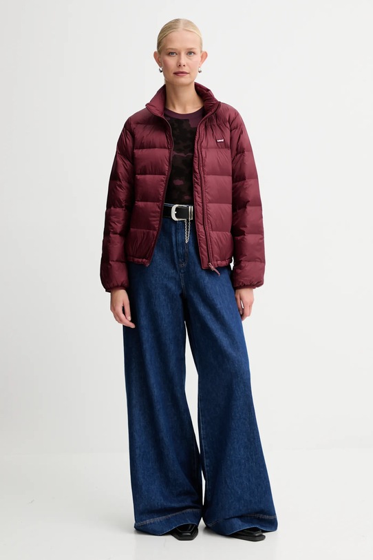 Levi's kurtka puchowa A8320 bordowy AA00