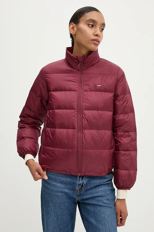 Levi's geaca de puf cu captuseala burgundia A8320