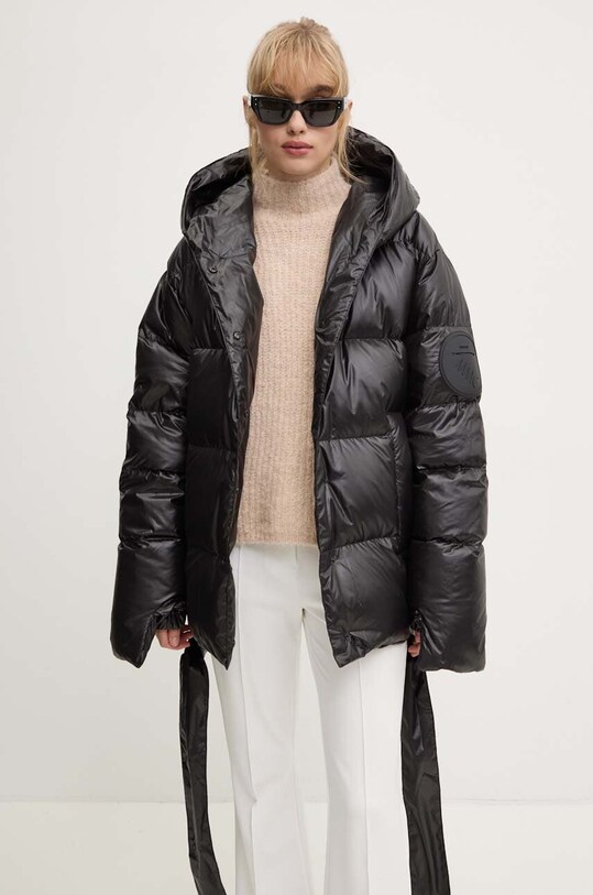 Páperová bunda MMC STUDIO PL JESSO oversize čierna JESSO.JACKET