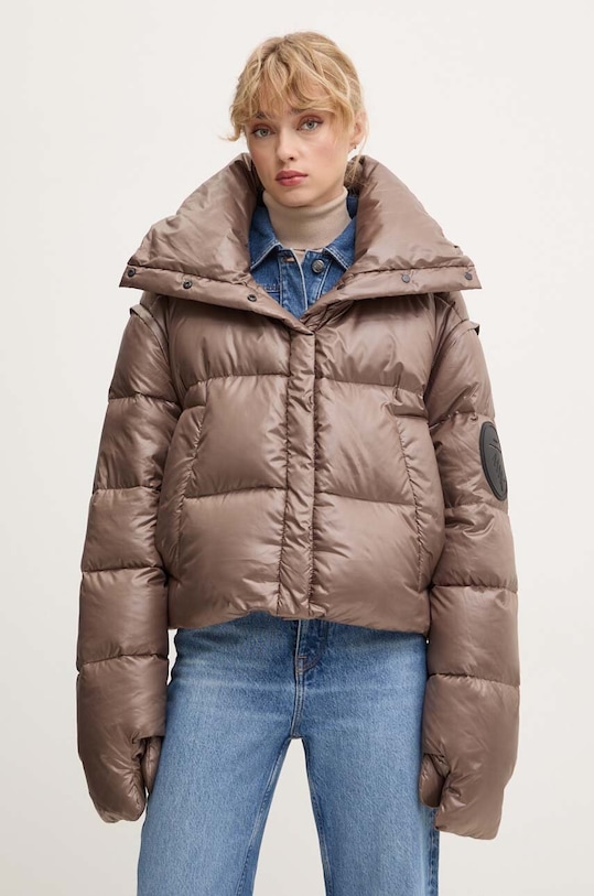 Μπουφάν με επένδυση από πούπουλα MMC STUDIO PL RAFO άλλο καφέ RAFO.JACKET