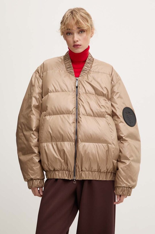 MMC STUDIO geacă bomber de puf LUKA bej LUKA.JACKET