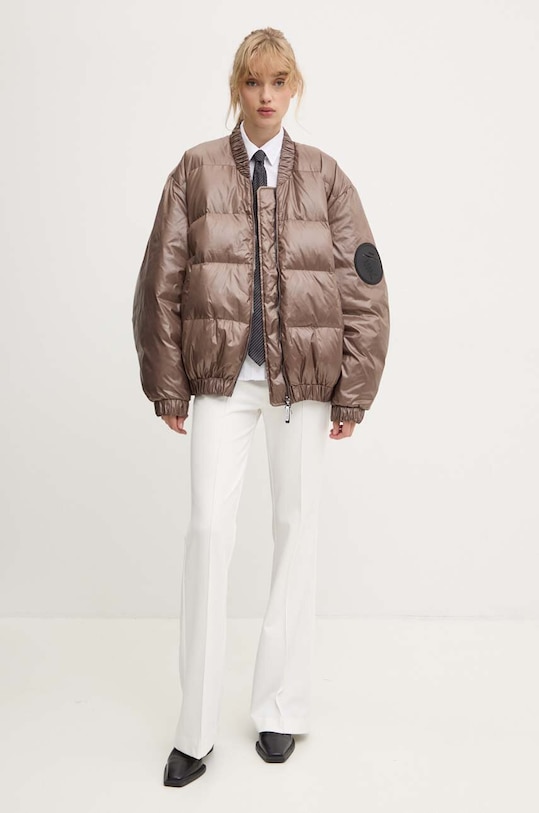 MMC STUDIO kurtka bomber puchowa LUKA LUKA.JACKET brązowy AA00