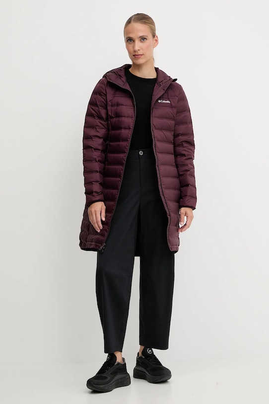 Columbia kurtka sportowa puchowa Lake 22 2088322 fioletowy AW25