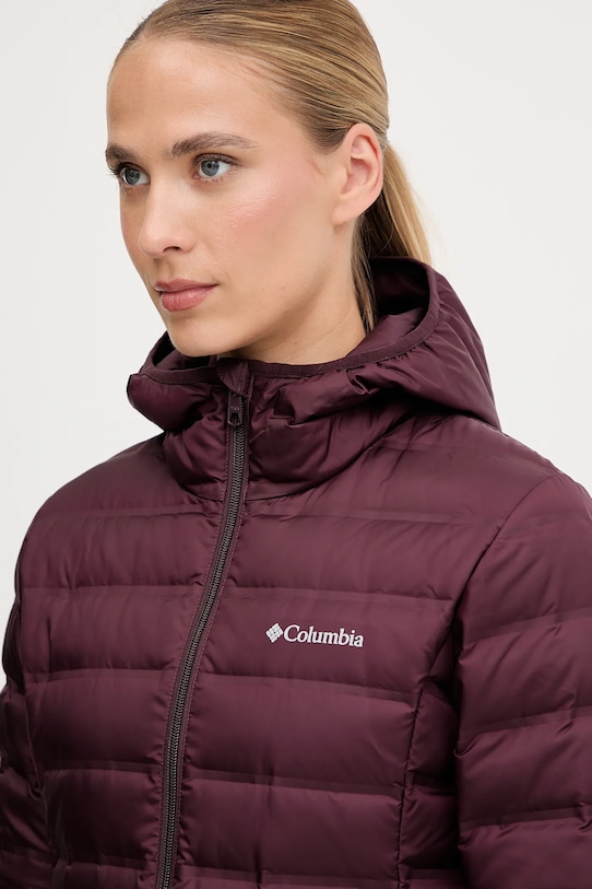 Columbia kurtka sportowa puchowa Lake 22 fioletowy 2088322