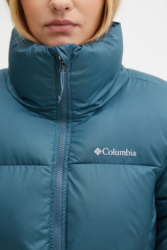 Columbia kurtka Puffect Colorblock turkusowy 2088501