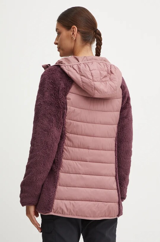 Одяг Спортивна куртка Columbia Powder Lite Sherpa Hybrid 2089521 рожевий