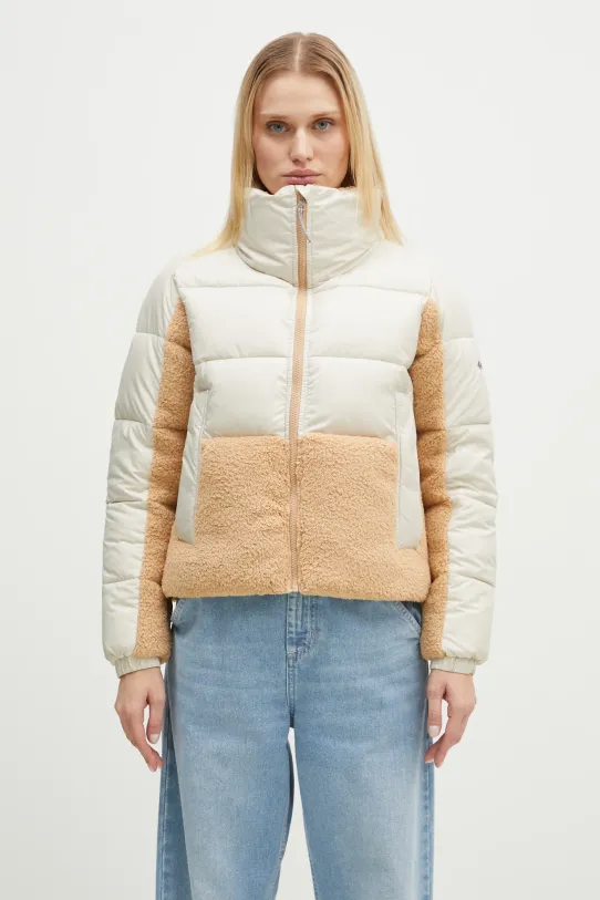 Jakna Columbia Leadbetter Point s toplom postavom bež 2085602