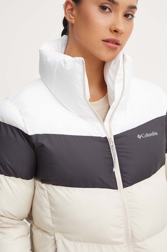 Bunda Columbia Puffect Colorblock béžová 2088481