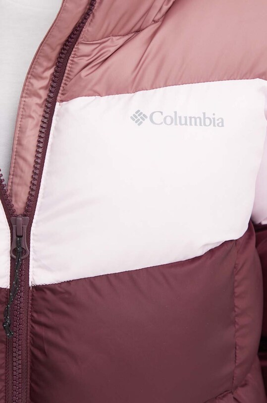 Bunda Columbia Puffect Colorblock 2088481 burgundské