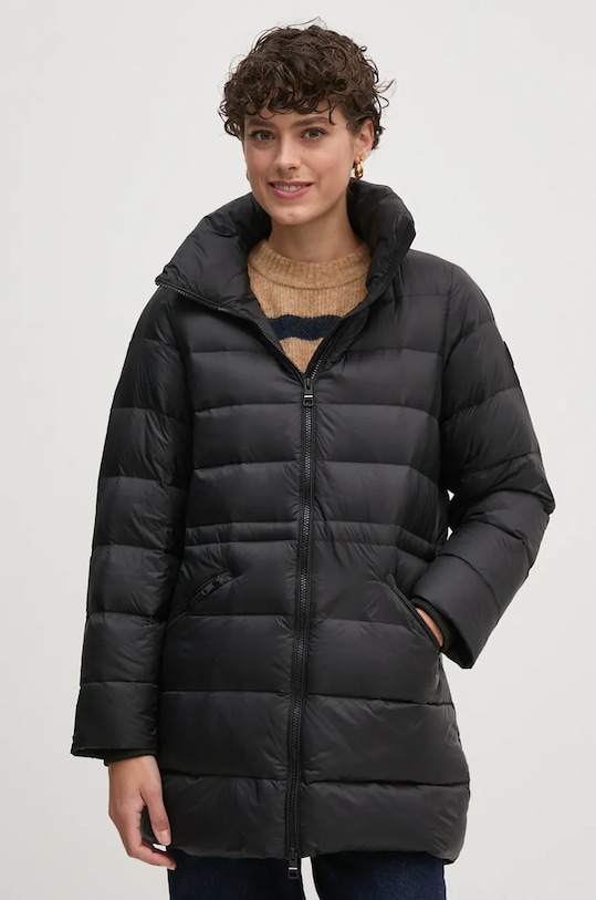 Μπουφάν με επένδυση από πούπουλα Tommy Hilfiger άλλο μαύρο WW0WW43119