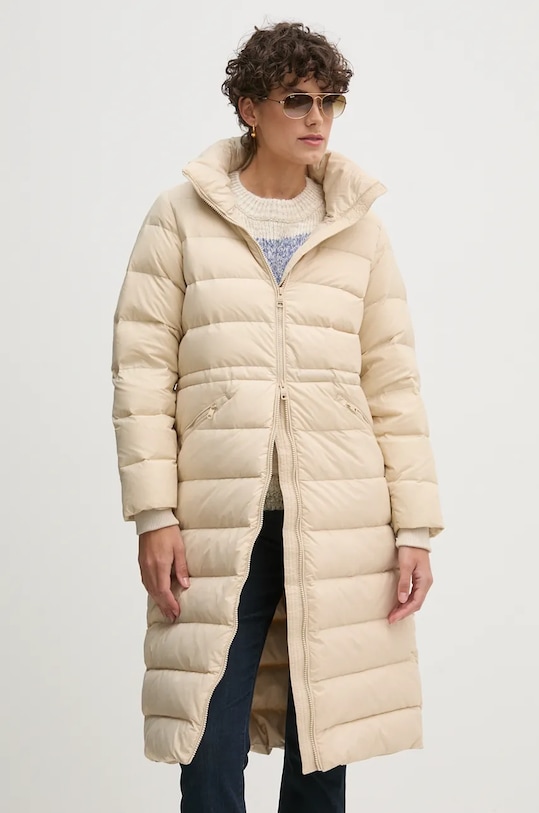 Μπουφάν με επένδυση από πούπουλα Tommy Hilfiger άλλο μπεζ WW0WW43553