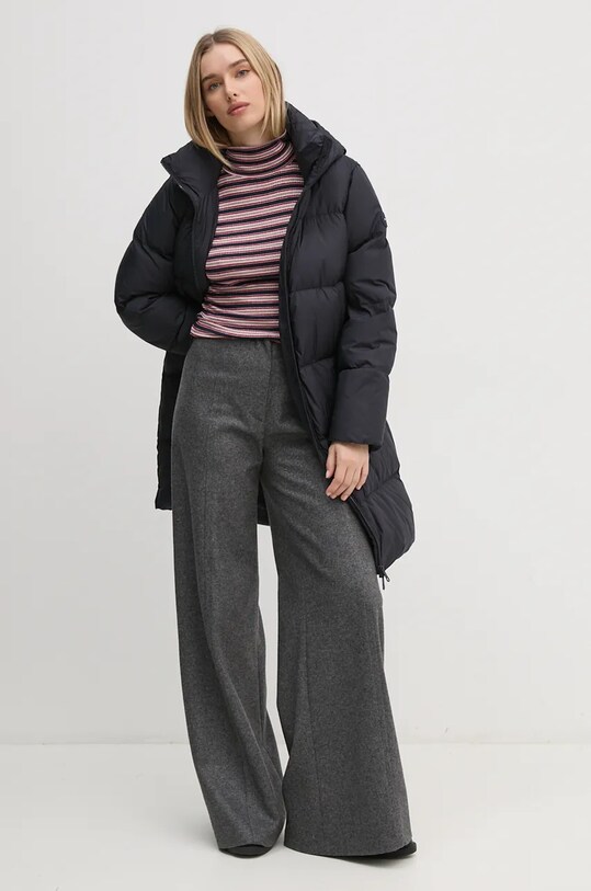 Péřová bunda Tommy Hilfiger WW0WW43583 námořnická modř AW24