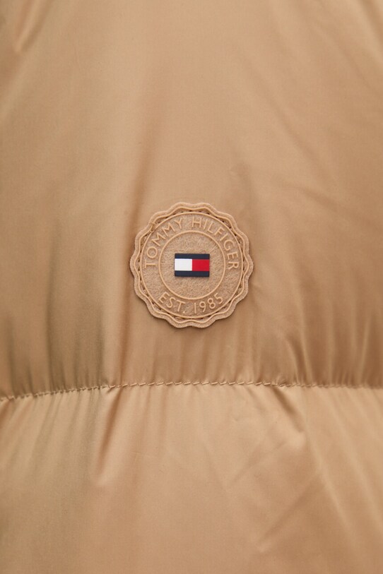 Páperová bunda Tommy Hilfiger WW0WW43583 béžová