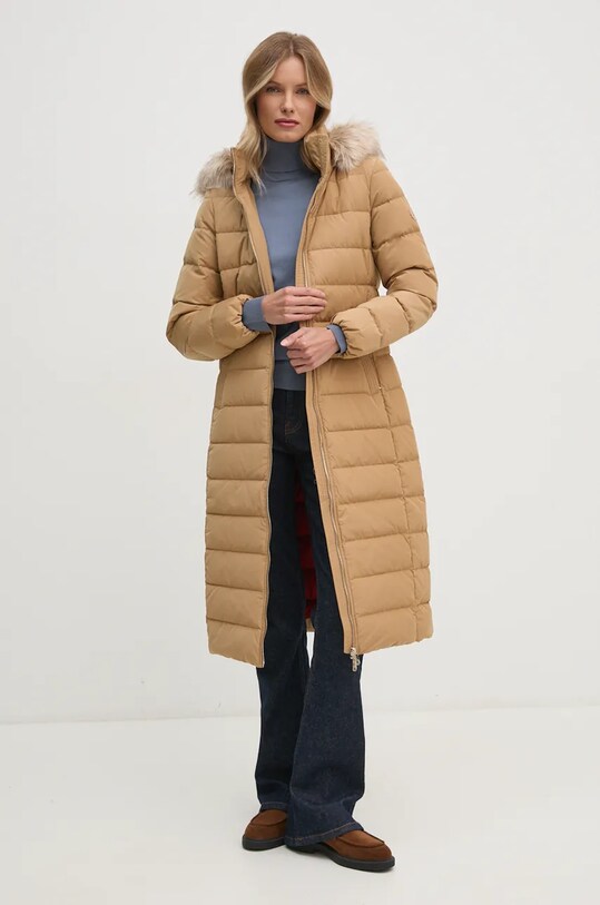 Пуховая куртка Tommy Hilfiger WW0WW43601 бежевый NC24