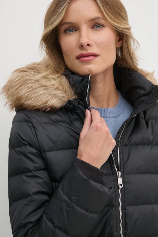 Pernata jakna Tommy Hilfiger crna WW0WW42741