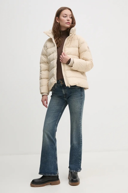 Tommy Hilfiger geaca de puf WW0WW43118 bej AW24