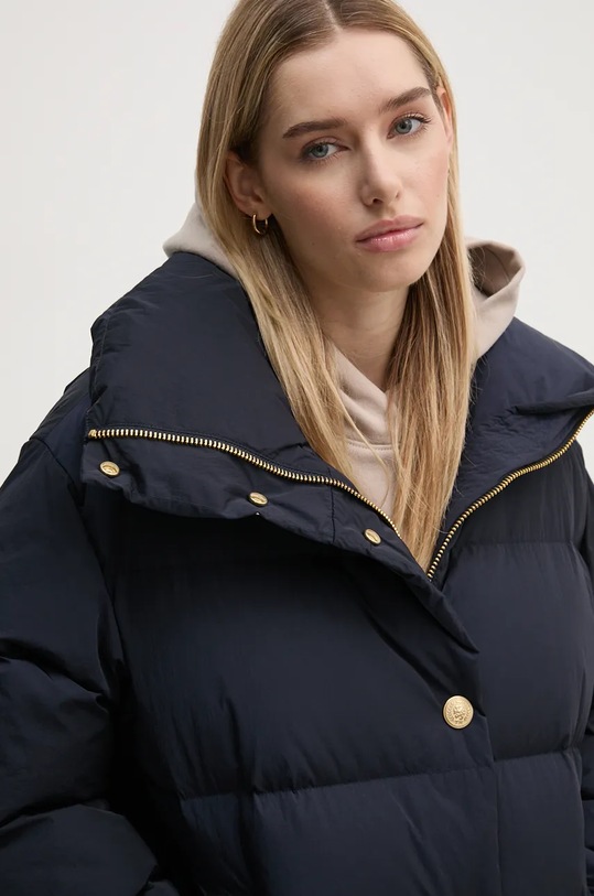 Péřová bunda Tommy Hilfiger námořnická modř WW0WW43158