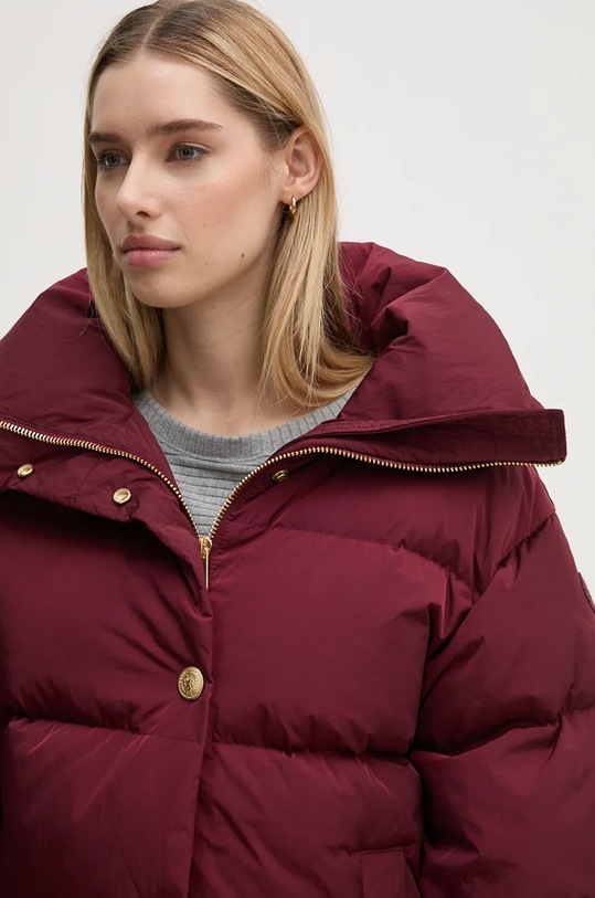 Tommy Hilfiger kurtka puchowa bordowy WW0WW43158