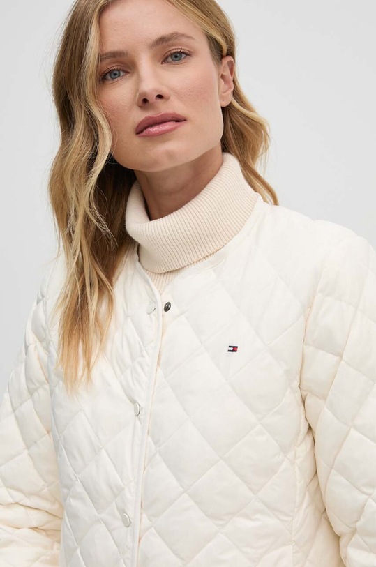 Tommy Hilfiger kurtka puchowa beżowy WW0WW43215