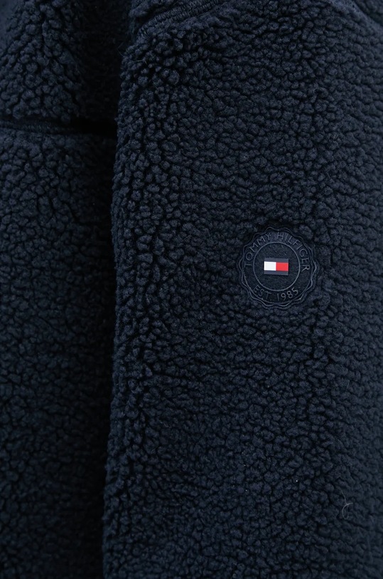 Fleecová mikina Tommy Hilfiger WW0WW43223 námořnická modř