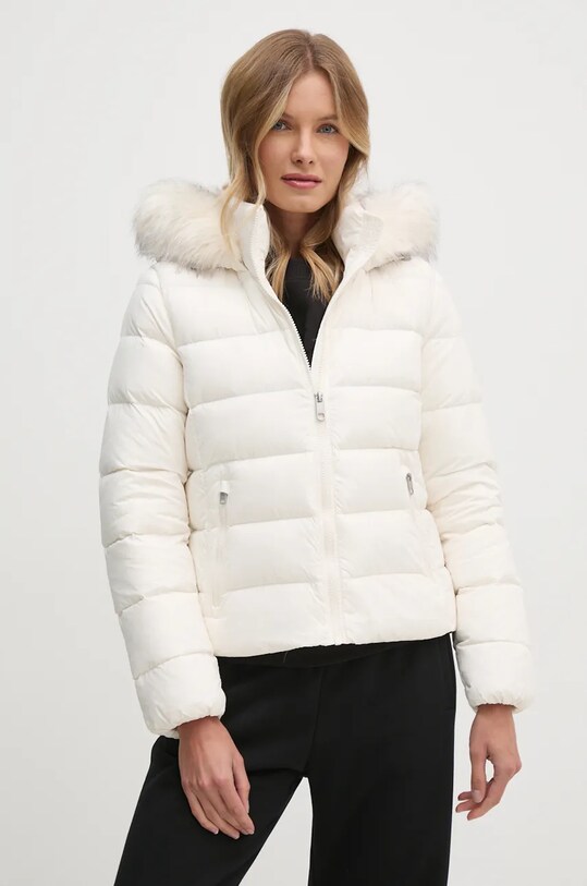 Μπουφάν με επένδυση από πούπουλα Tommy Hilfiger άλλο μπεζ WW0WW43520