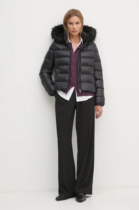 Puhovka Tommy Hilfiger WW0WW43520 črna NC24
