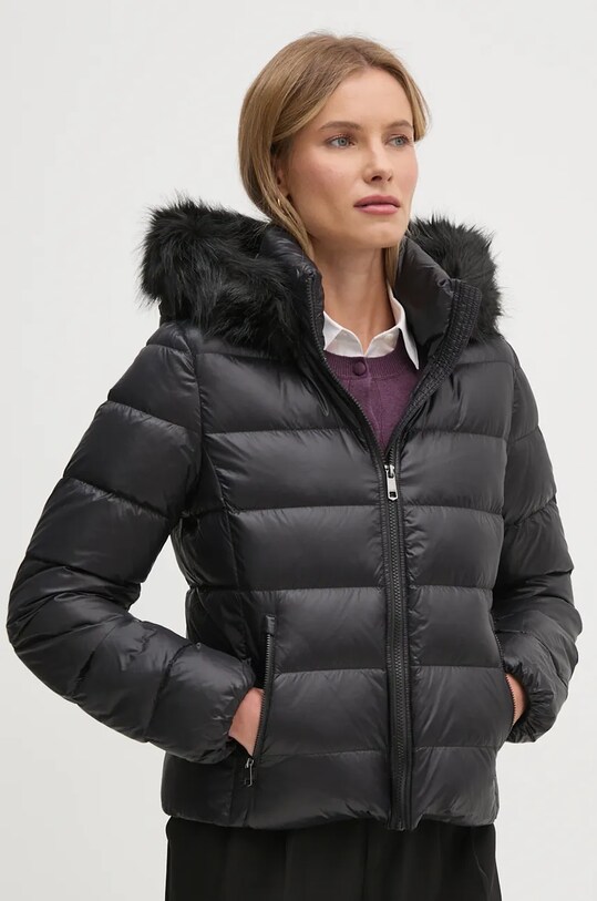 Puhovka Tommy Hilfiger črna WW0WW43520