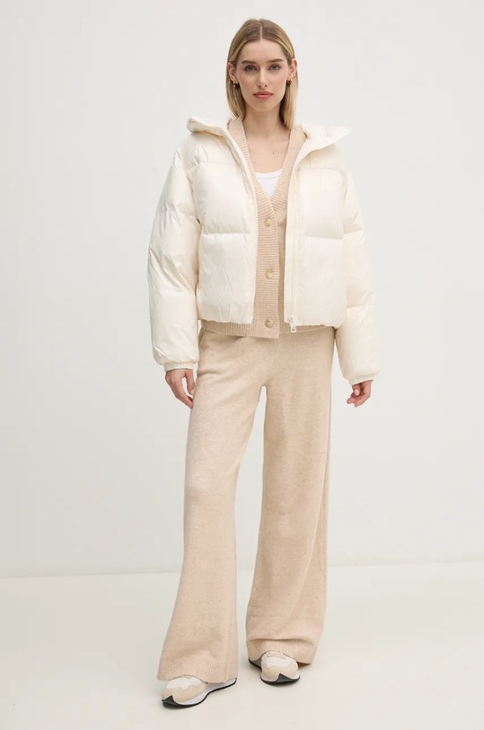 Péřová bunda Tommy Hilfiger WW0WW43523 béžová NC24