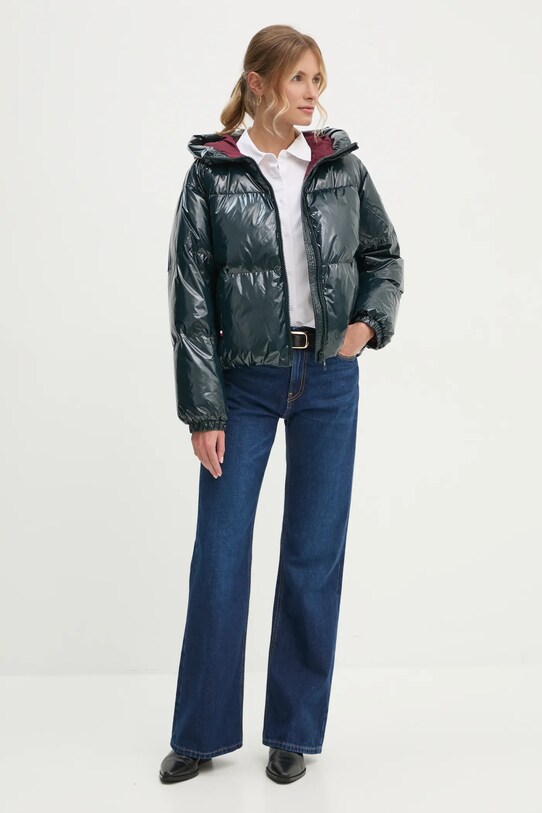 Péřová bunda Tommy Hilfiger WW0WW43523 zelená NC24
