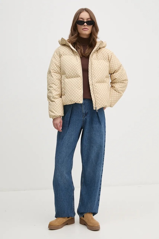 Пухова куртка Tommy Hilfiger WW0WW43524 жовтий AW24
