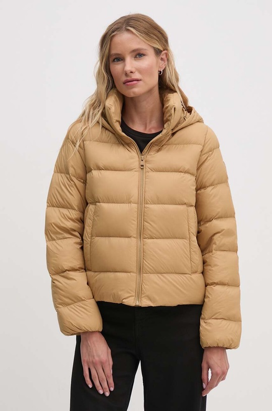 Пуховая куртка Tommy Hilfiger с капюшоном бежевый WW0WW43581