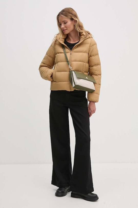 Tommy Hilfiger kurtka puchowa WW0WW43581 beżowy AW25