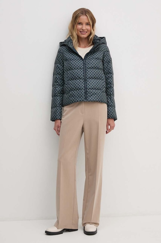 Péřová bunda Tommy Hilfiger WW0WW43589 námořnická modř AW24