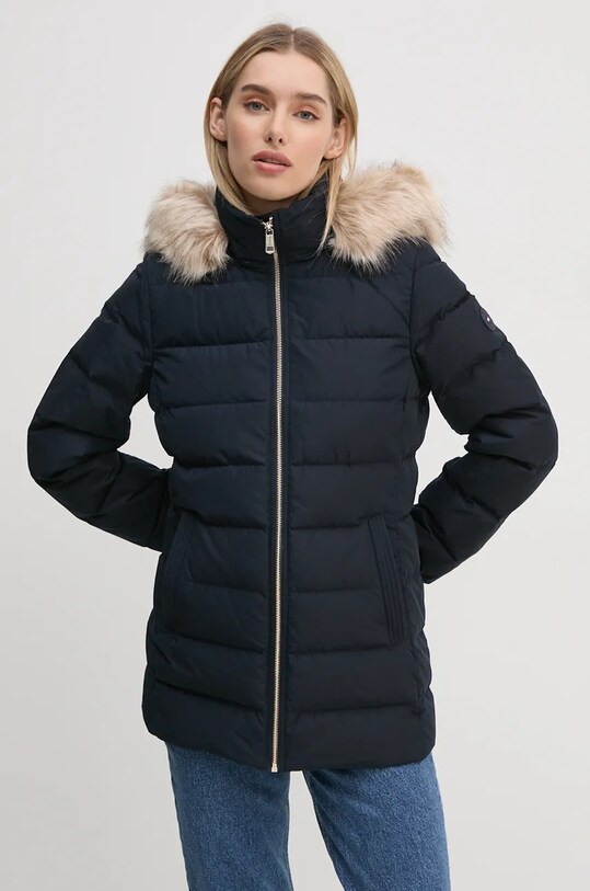 Jakna Tommy Hilfiger mornarsko plava WW0WW43600