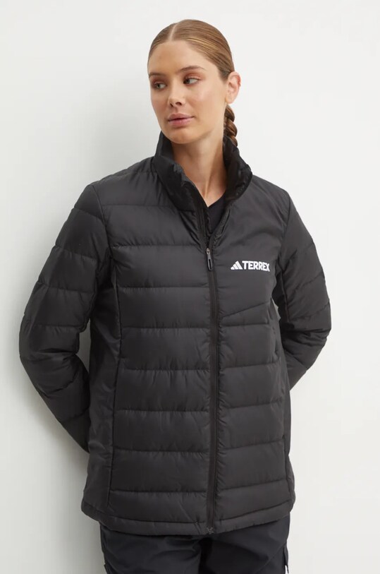Páperová športová bunda adidas TERREX Multi jemné zateplenie čierna JE6759